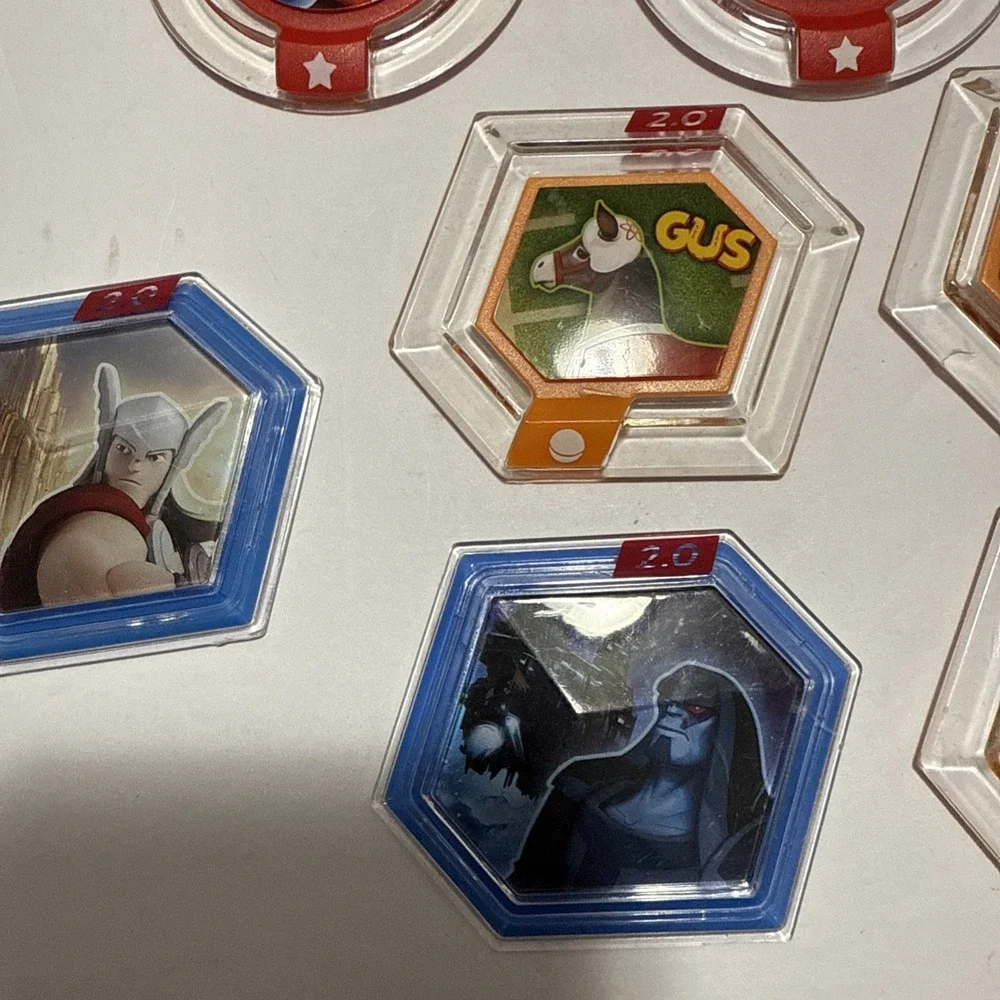 Lot of Disney Infinity 15 Characters with Game Accessories